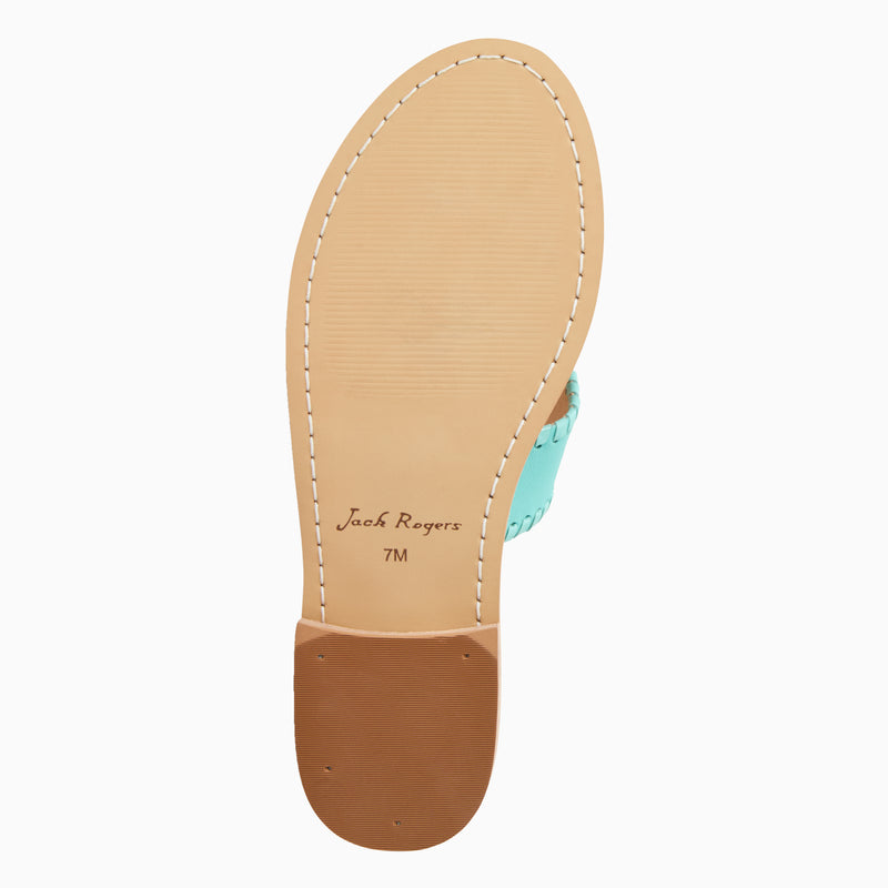 Jacks Leather Flat Sandal