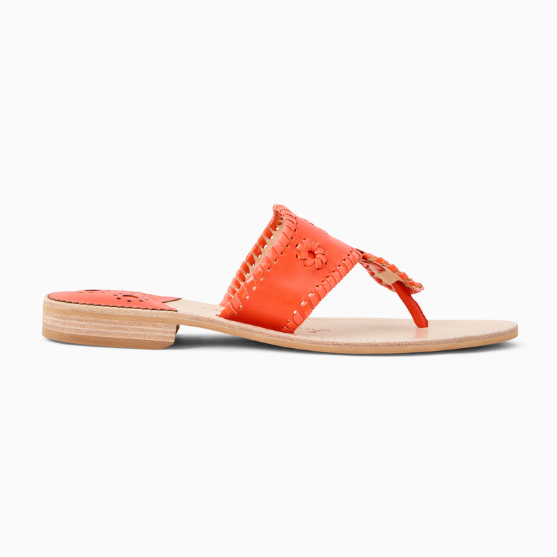 Jacks Leather Flat Sandal