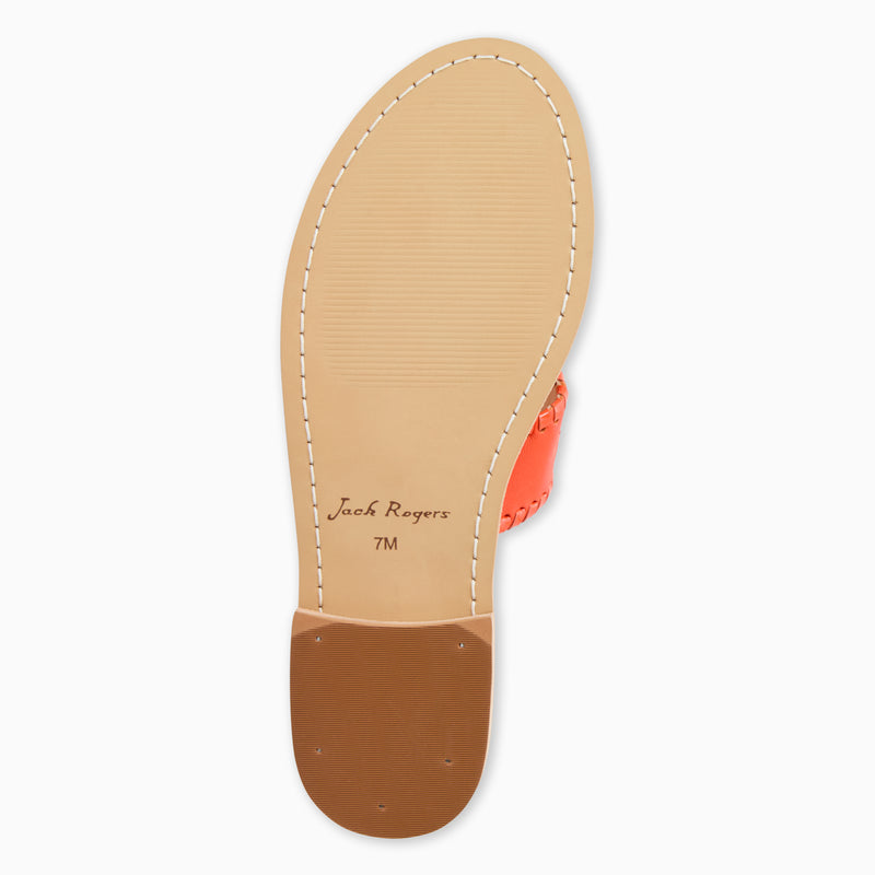 Jacks Leather Flat Sandal