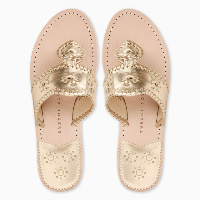 Jacks Wide Width Leather Flat Sandal