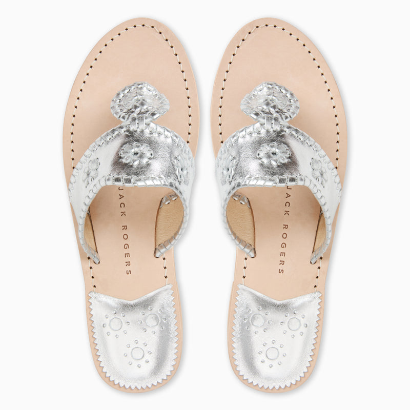 Jacks Wide Width Leather Flat Sandal