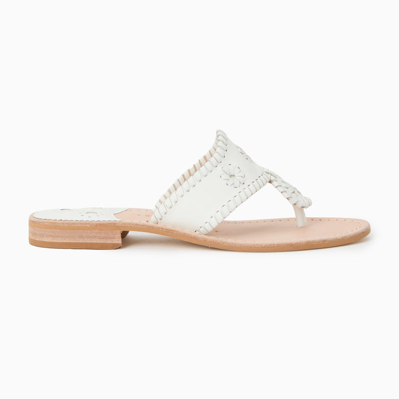Jacks Wide Width Leather Flat Sandal