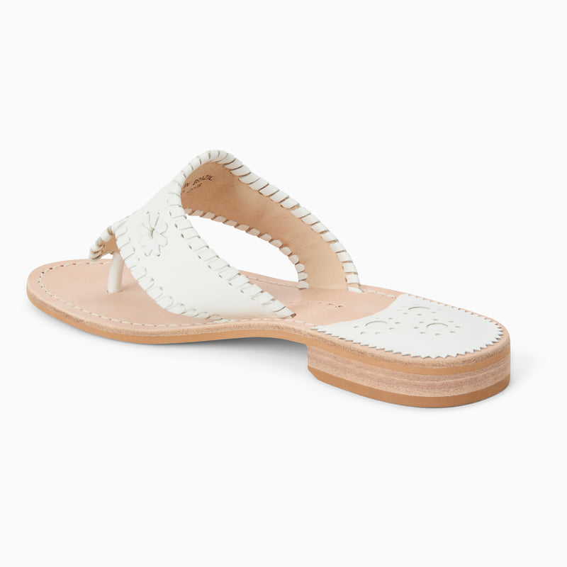 Jacks Wide Width Leather Flat Sandal