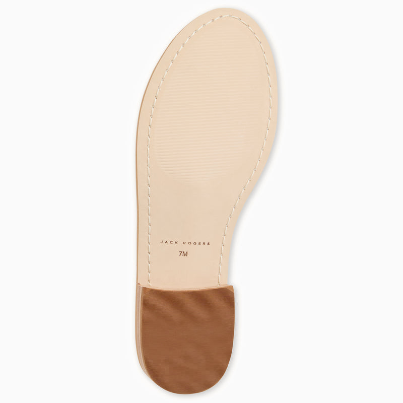 Jacks Leather Flat Sandal