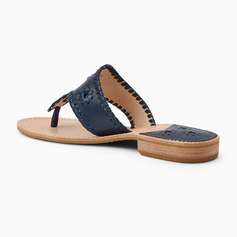 Jacks Wide Width Leather Flat Sandal