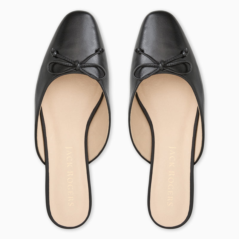 Ginny Leather Flat Mule