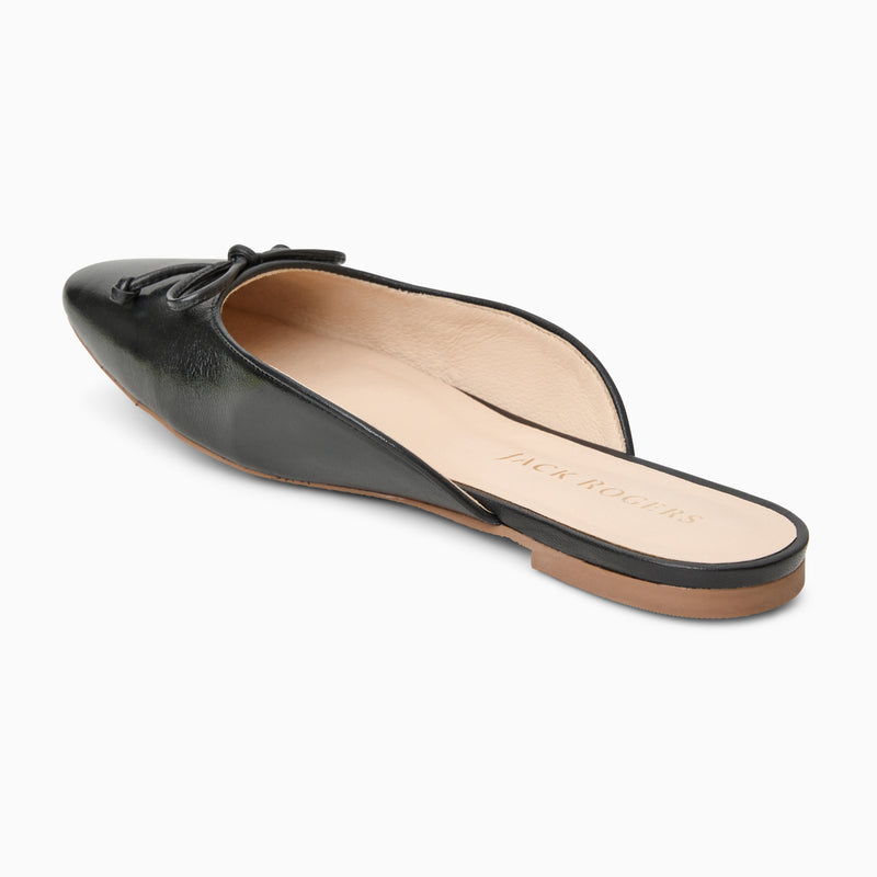 Ginny Leather Flat Mule