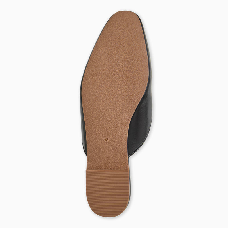 Ginny Leather Flat Mule
