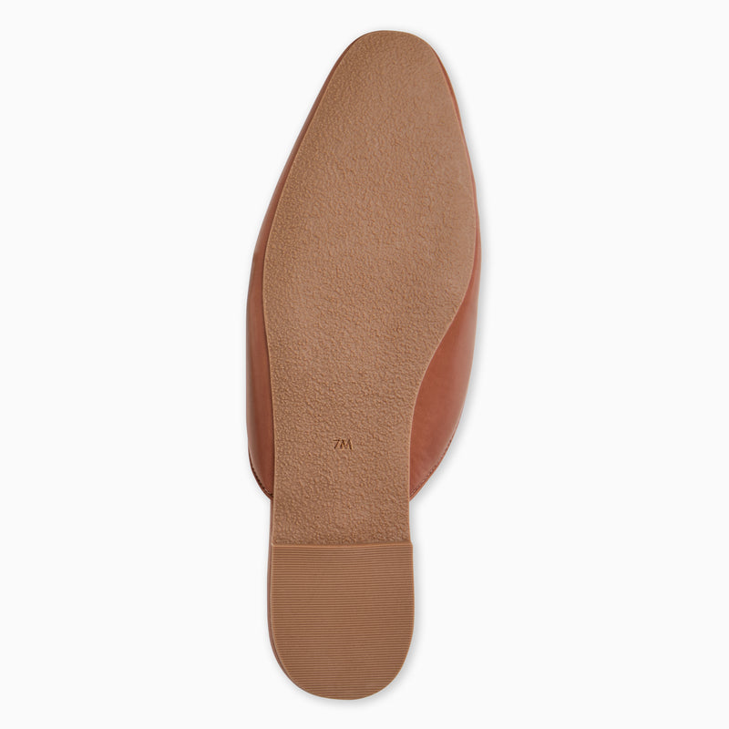 Ginny Leather Flat Mule