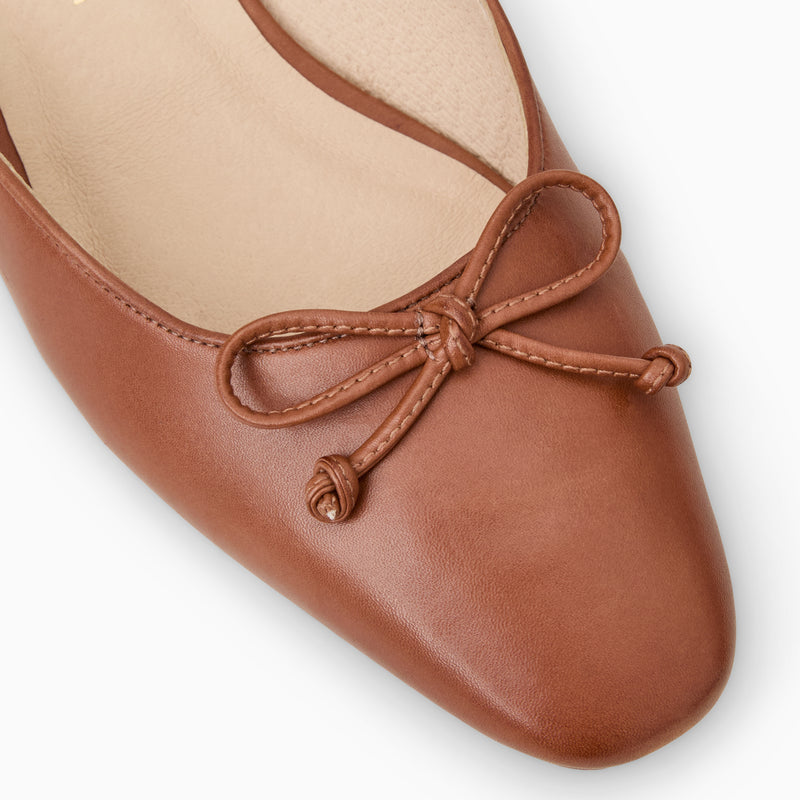 Ginny Leather Flat Mule