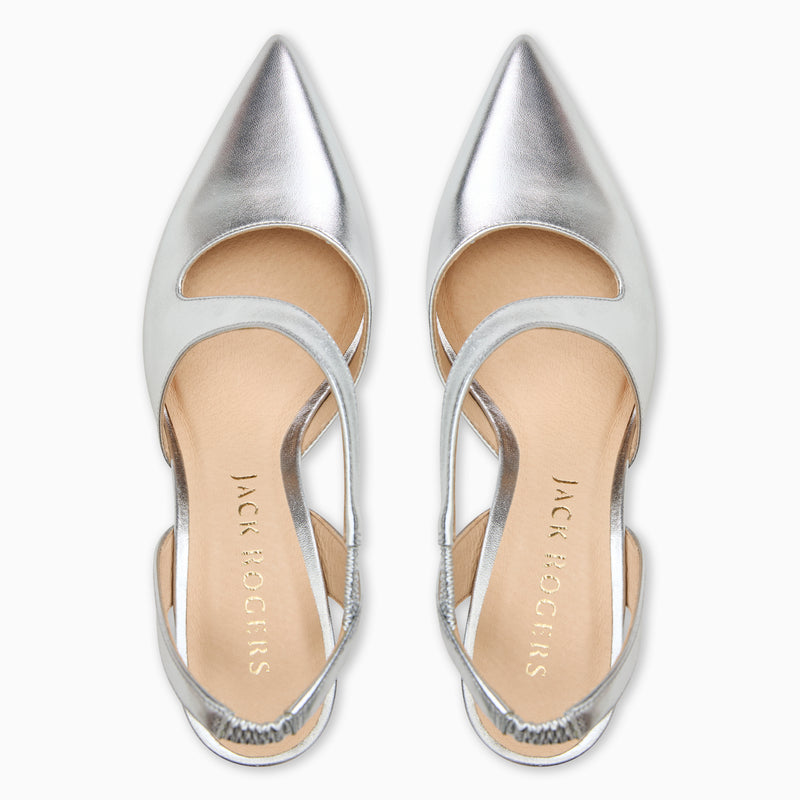 Ansley Leather Pump Heel