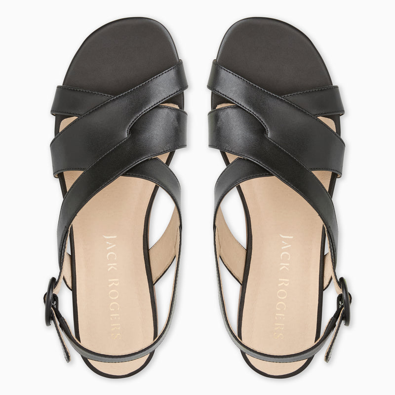 Erin Leather Flat Sandal
