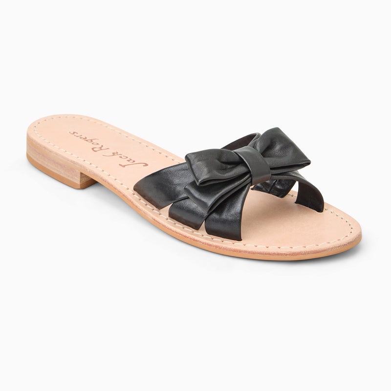 Brightly Bow Leather Sandal