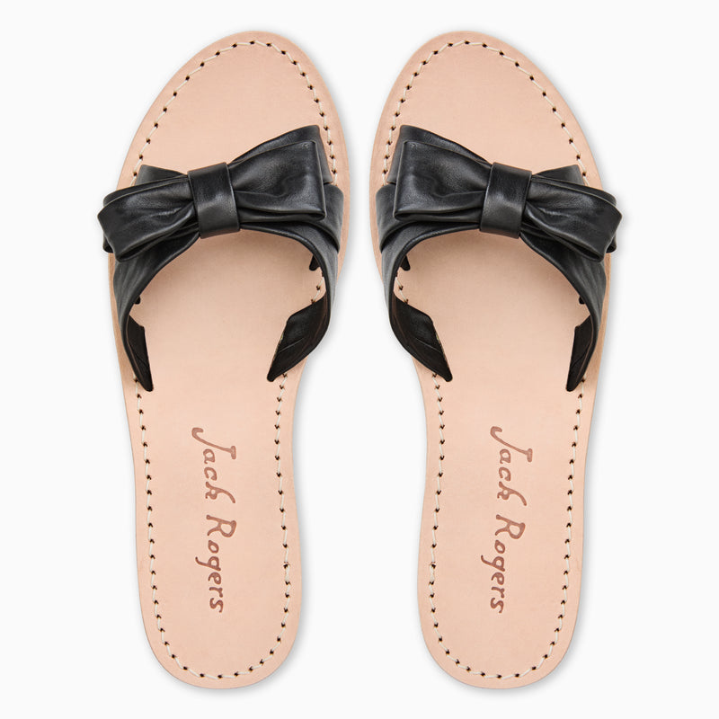 Brightly Bow Leather Sandal