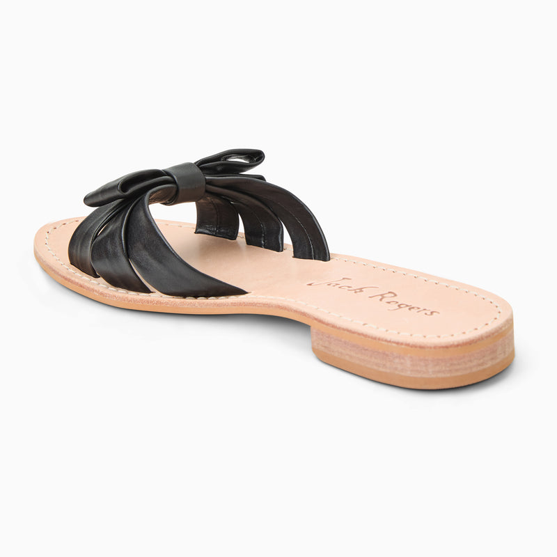 Brightly Bow Leather Sandal
