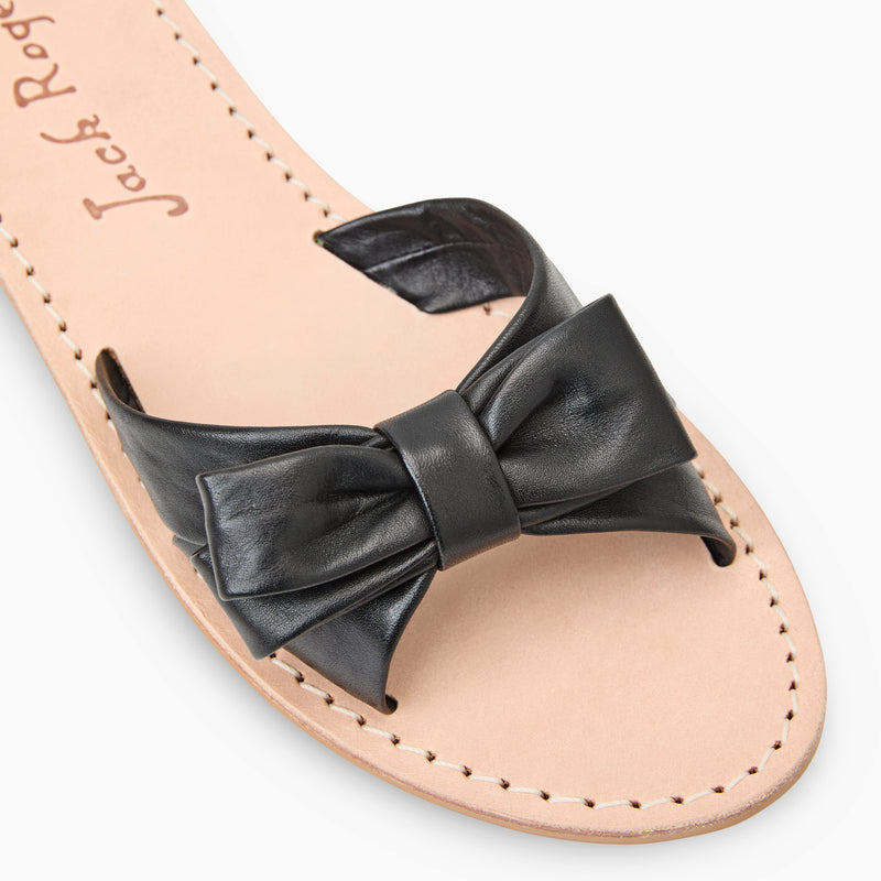 Brightly Bow Leather Sandal
