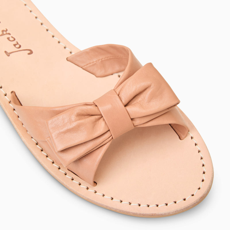 Brightly Bow Leather Sandal