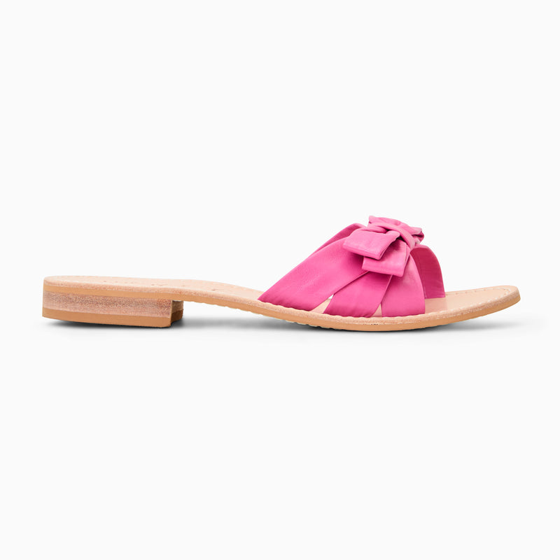 Brightly Bow Leather Sandal