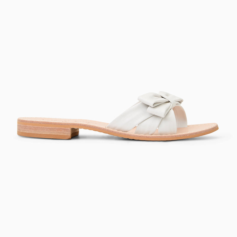 Brightly Bow Leather Sandal