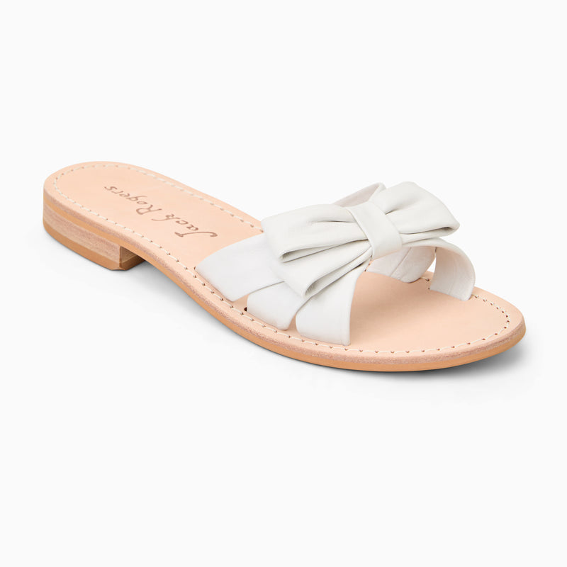 Brightly Bow Leather Sandal