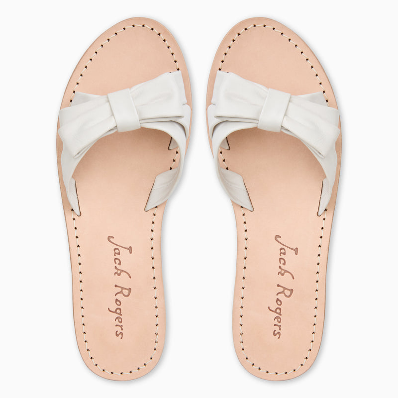Brightly Bow Leather Sandal