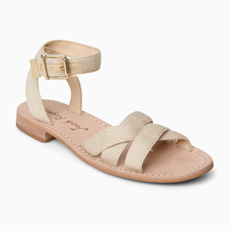 Patti Canvas Flat Sandal