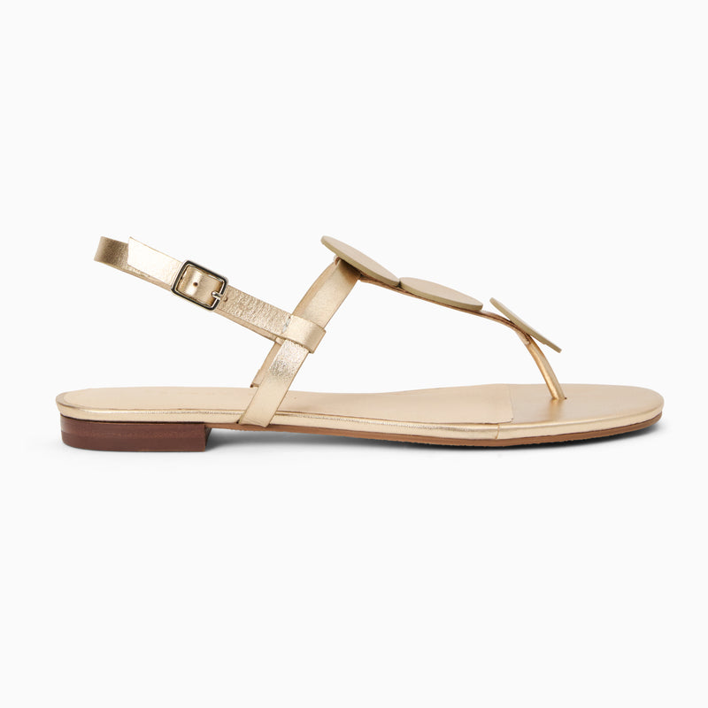 Worth Leather Flat Sandal
