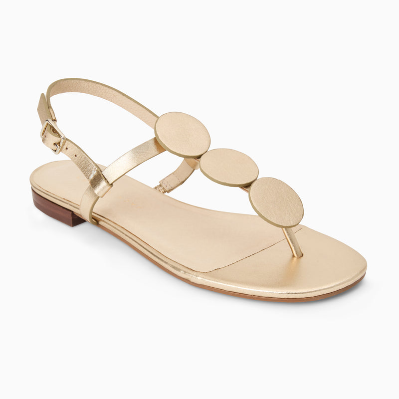 Worth Leather Flat Sandal