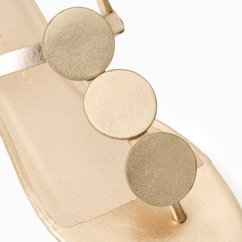 Worth Leather Flat Sandal