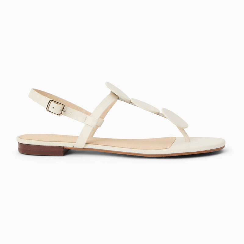 Worth Leather Flat Sandal