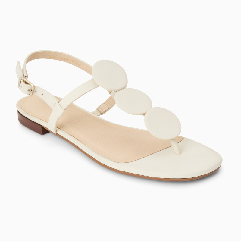 Worth Leather Flat Sandal
