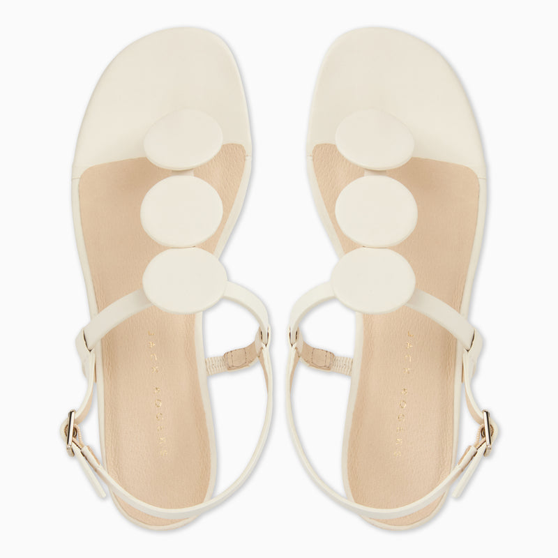 Worth Leather Flat Sandal