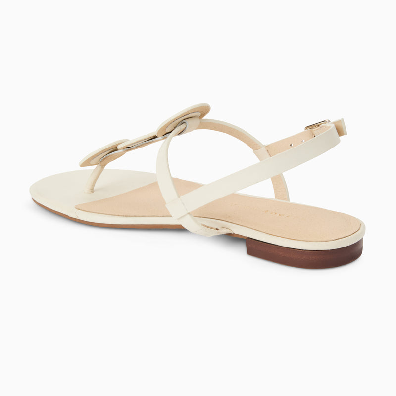Worth Leather Flat Sandal