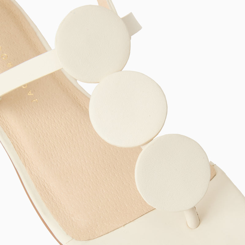 Worth Leather Flat Sandal