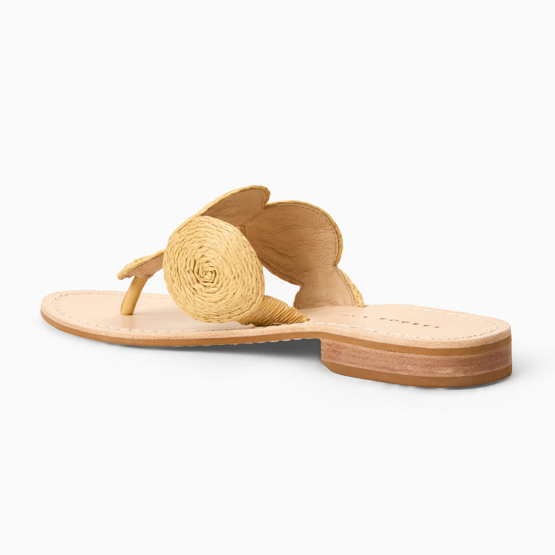 Margo Raffia Flat Sandal