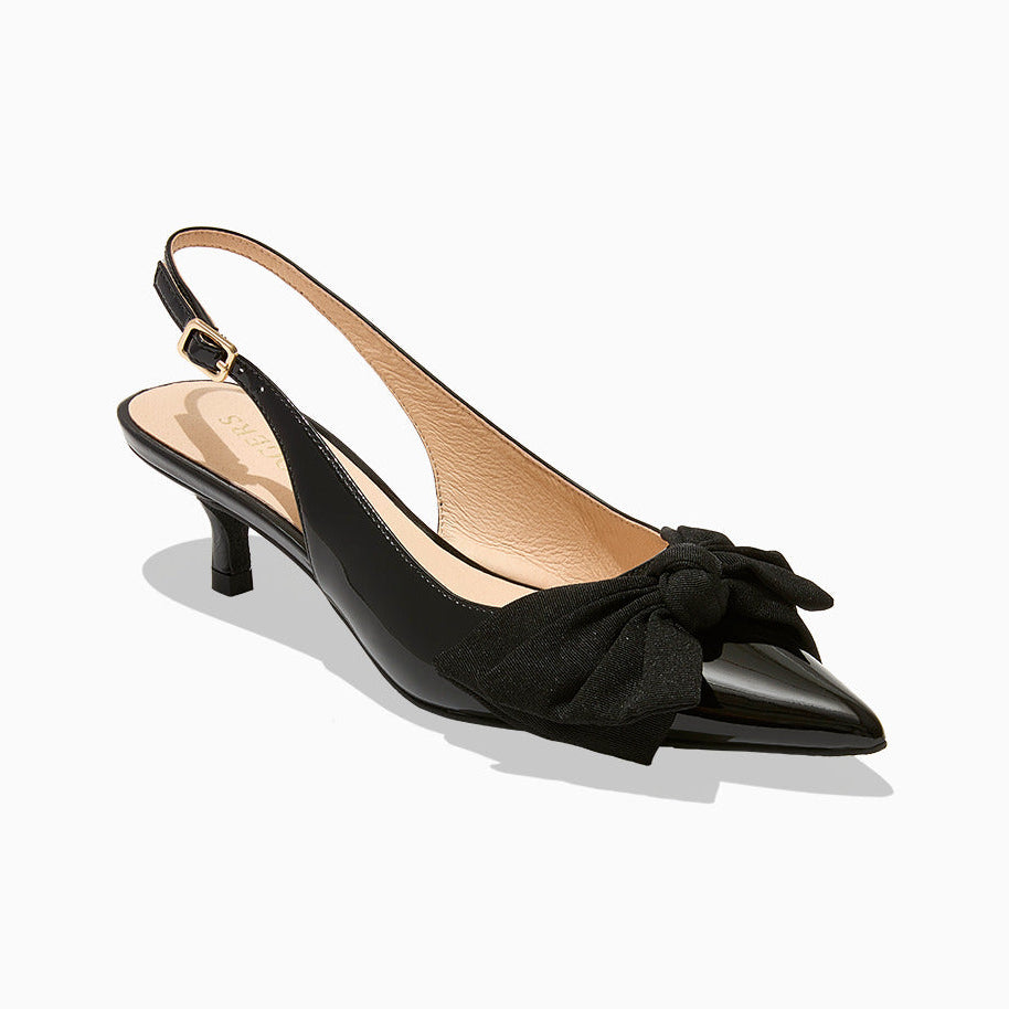 Debra Sling Kitten Heel