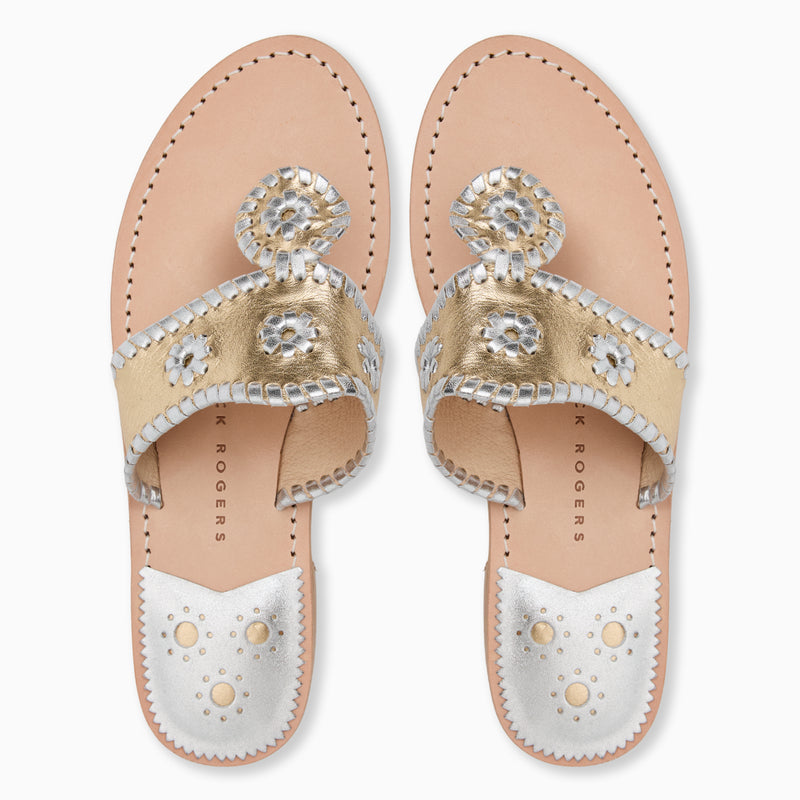 Jacks Leather Flat Sandal