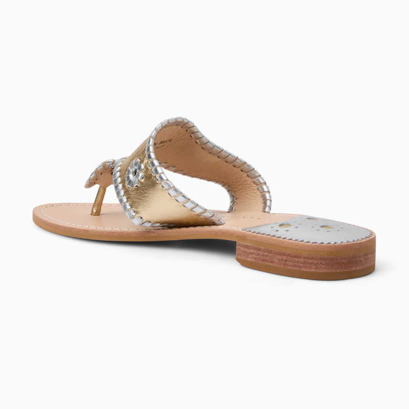 Jacks Leather Flat Sandal