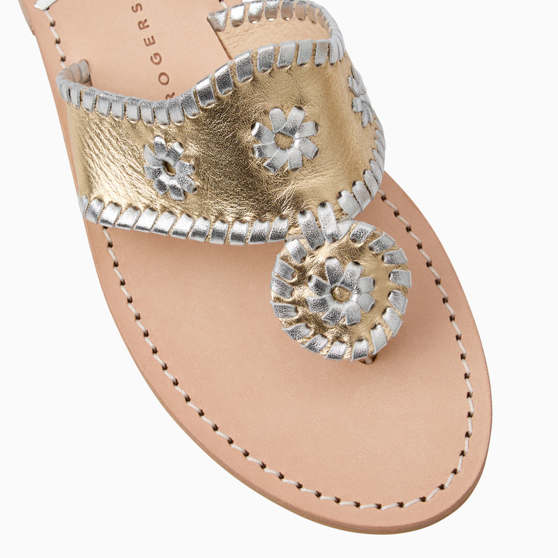 Jacks Leather Flat Sandal