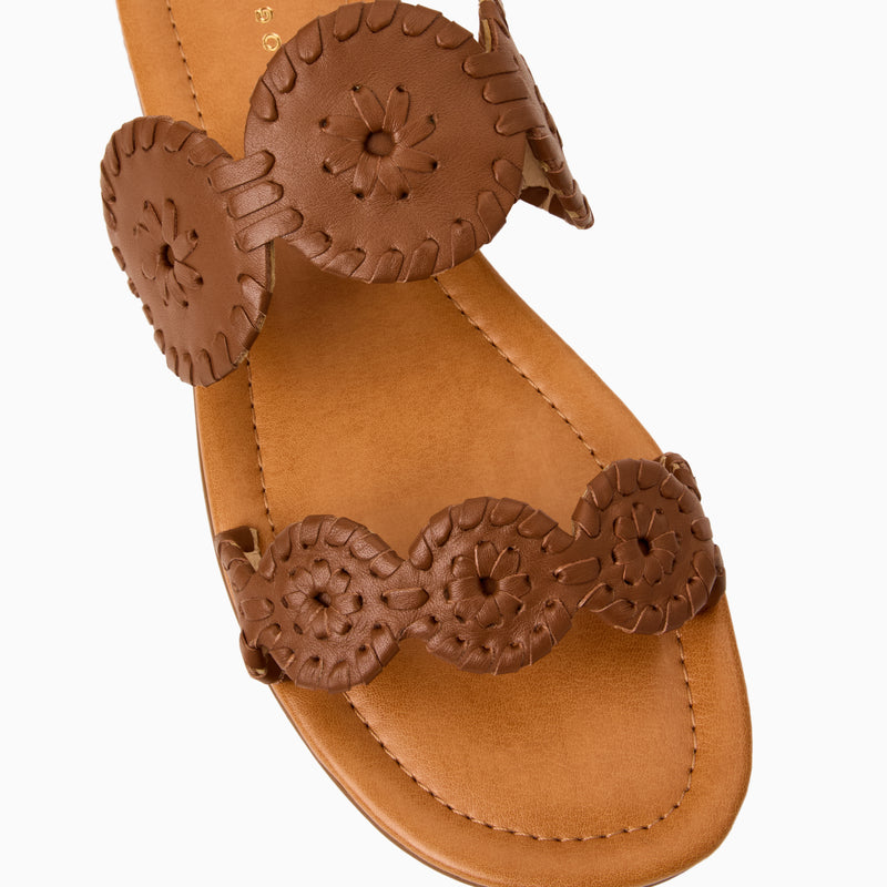 Lauren II Leather Flat Sandal