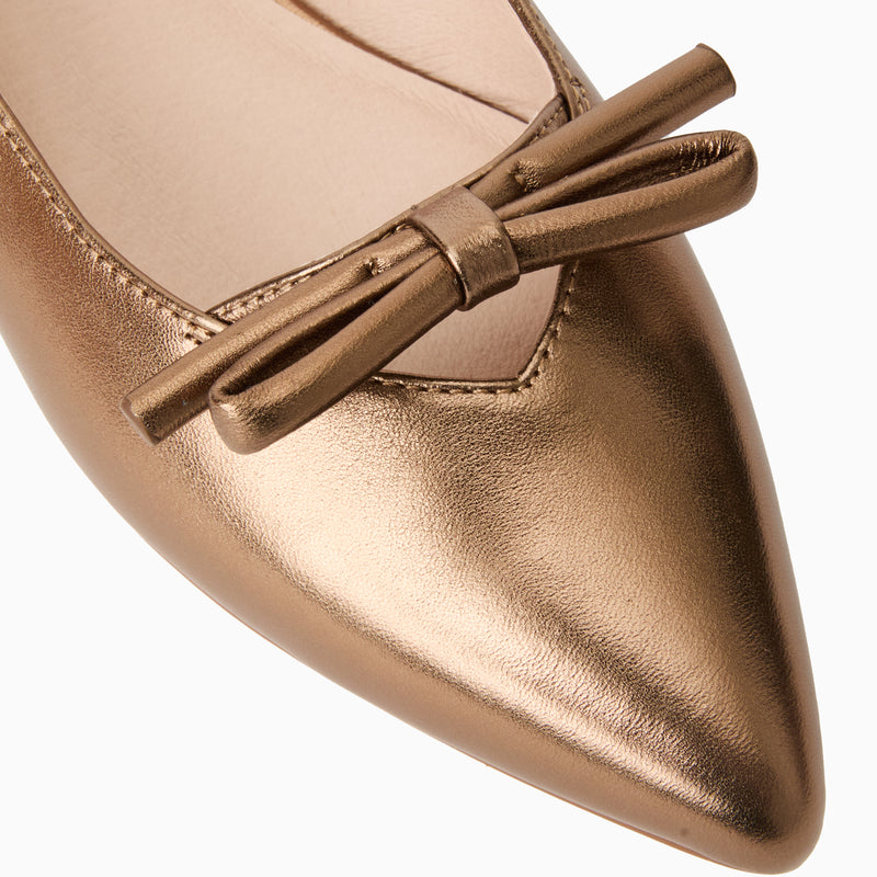 Lennox Leather Slingback Flat