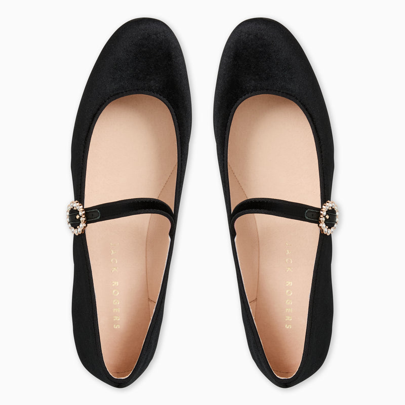 Mizzy Fabric Mary Jane Flat