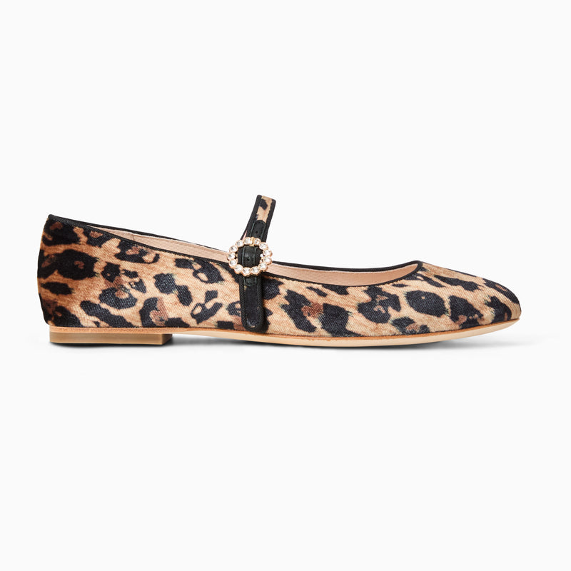 Mizzy Fabric Mary Jane Flat