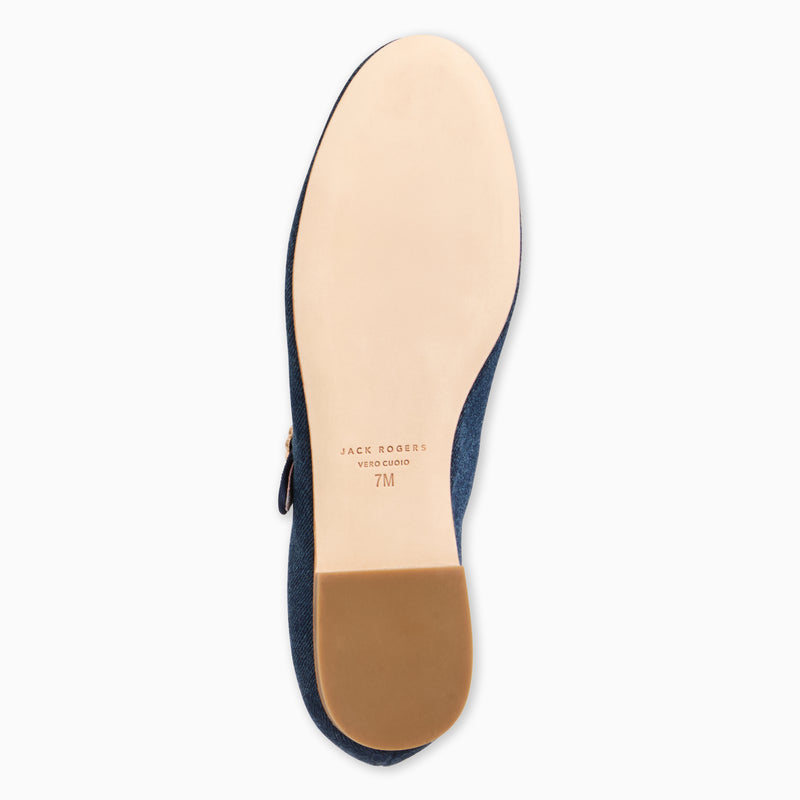 Mizzy Fabric Mary Jane Flat