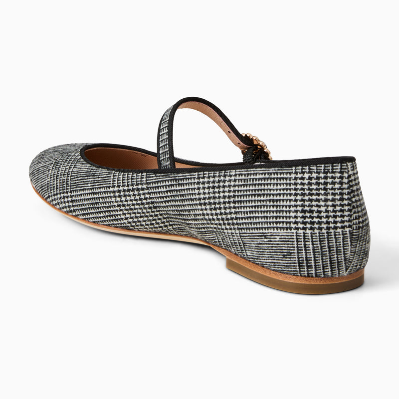 Mizzy Fabric Mary Jane Flat