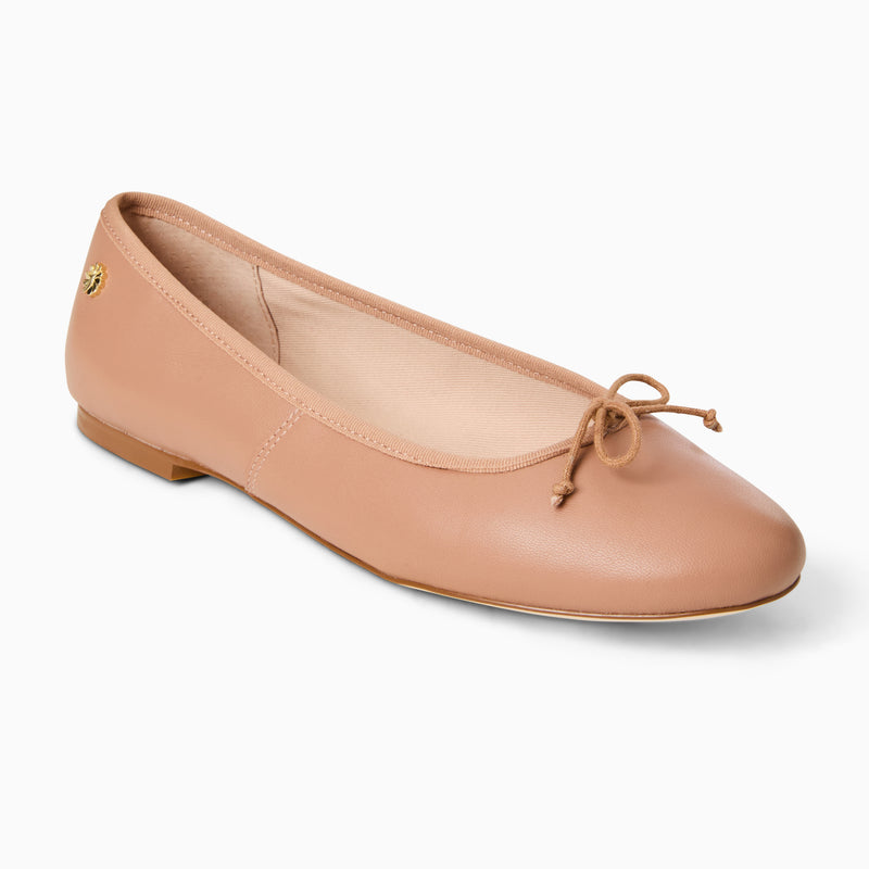 Bettie Leather Ballet Flat