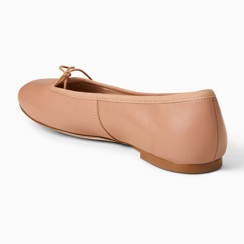Bettie Leather Ballet Flat
