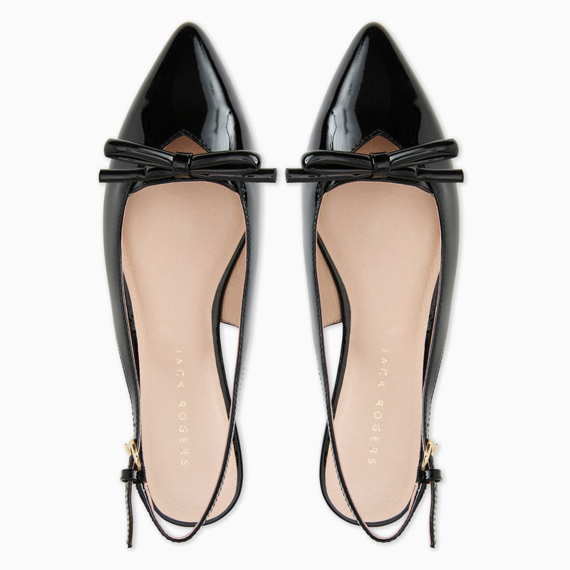 Lennox Leather Slingback Flat
