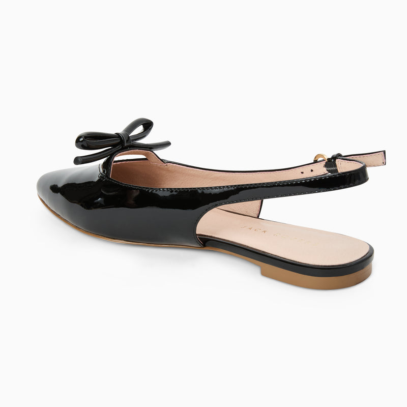 Lennox Leather Slingback Flat