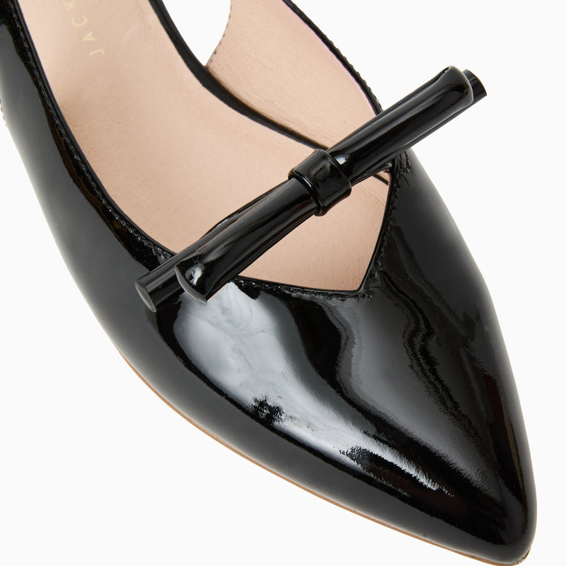 Lennox Leather Slingback Flat